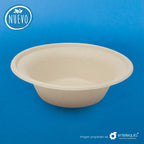 Tazón Paja de Trigo 12oz Compostín código T12-20-R - Desechable Biodegradable Entelequia®