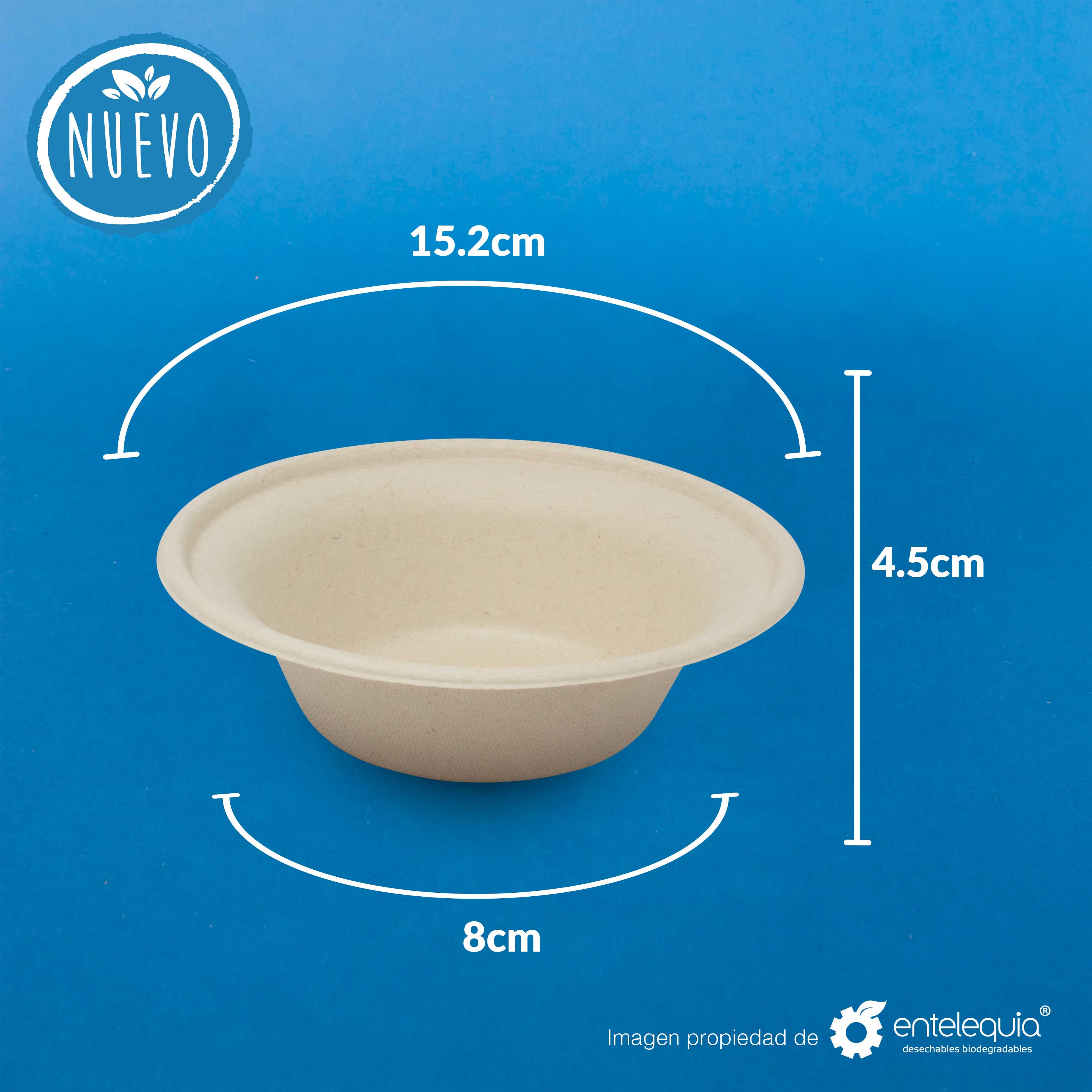 Tazón de paja de trigo 12 onzas - Compostín