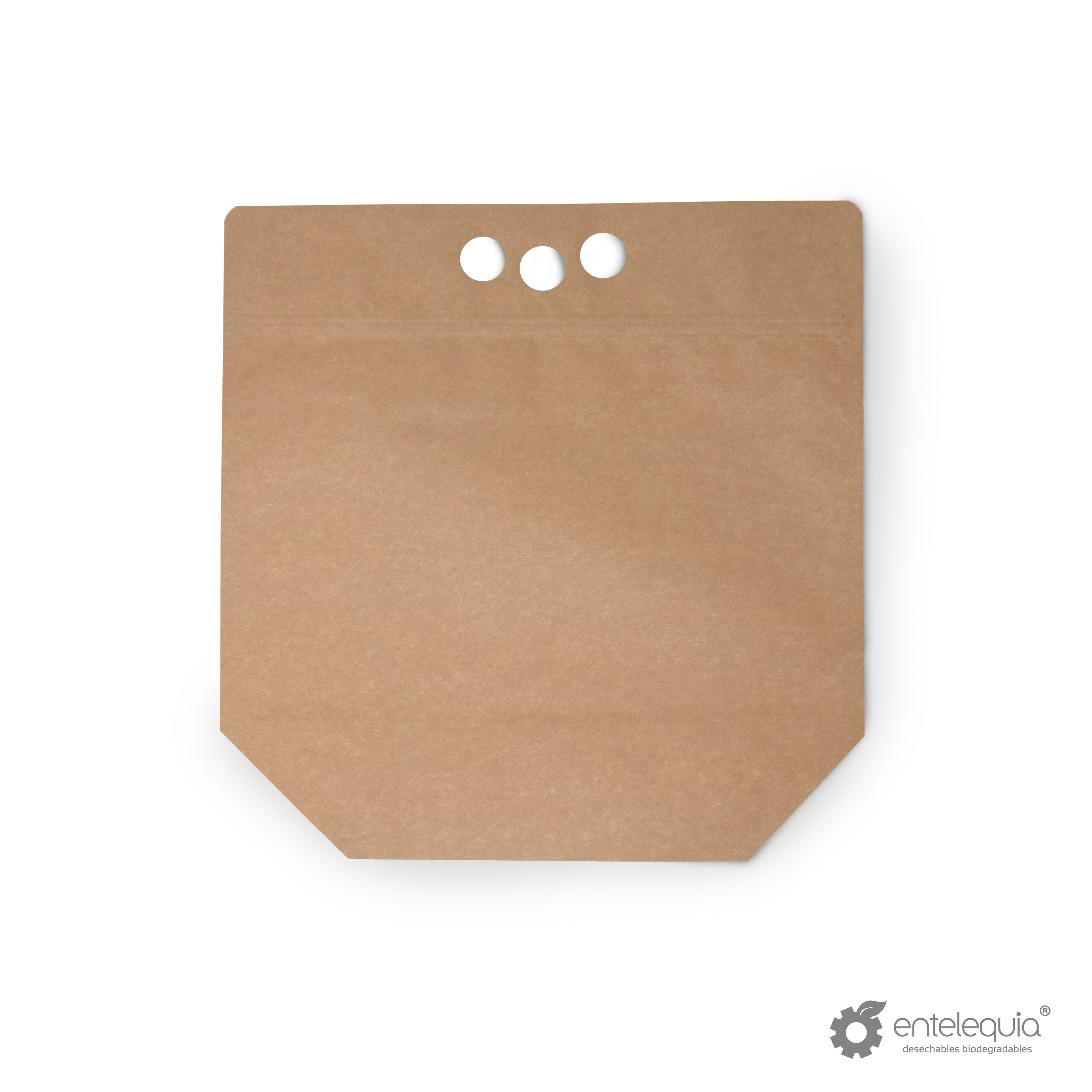 Bolsa Maleta Extra Grande Metalizada con abre/cierra BMEG - Desechables Biodegradables Entelequia® 500 pzas