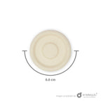 Tapa soufflé de paja de trigo para tazón de 2 oz- Desechables Biodegradables Entelequia®