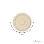 Tapa soufflé de paja de trigo para tazón de 4 oz- Desechables Biodegradables Entelequia®