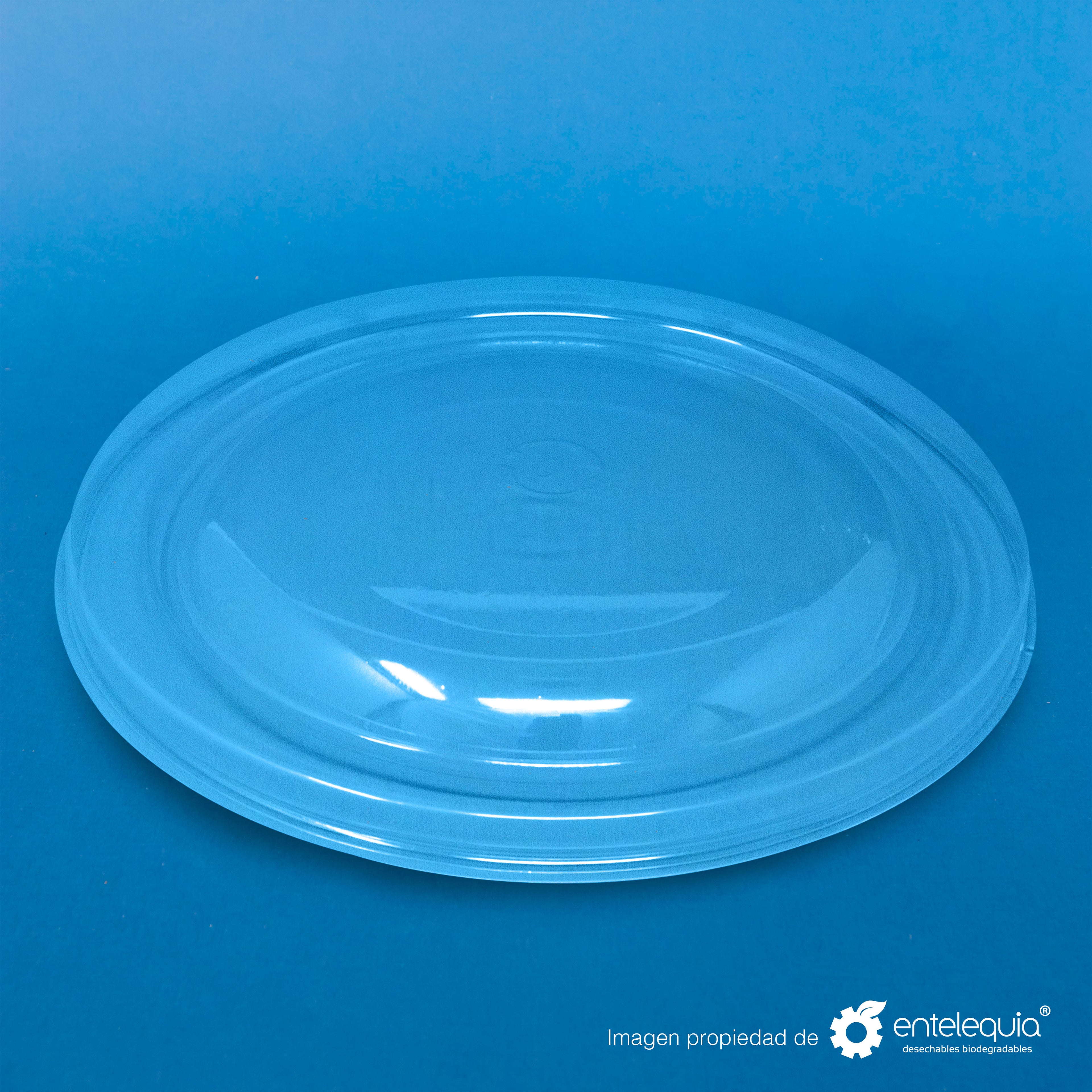 Tapa PLA para tazón - 24 oz - 32 oz  Desechables Biodegradables Entelequia®