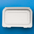 Almeja Rectangular de Fécula de Maíz - Desechables Biodegradables Entelequia® 50/400 pzas