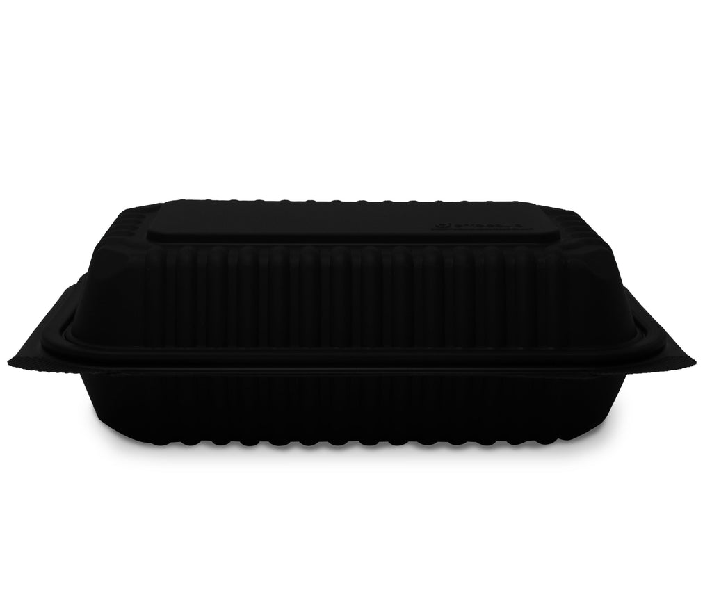 Almeja Rectangular de Fécula de Maíz - Desechables Biodegradables Entelequia® 50/400 pzas