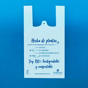 Bolsa Camiseta Mediana BCCE- Desechable Biodegradable Entelequia®