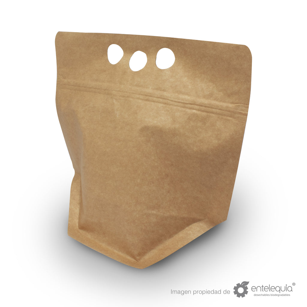 Bolsa Maleta Chica Metalizada con abre/cierra BMC - Desechables Biodegradables Entelequia® 500 pzas