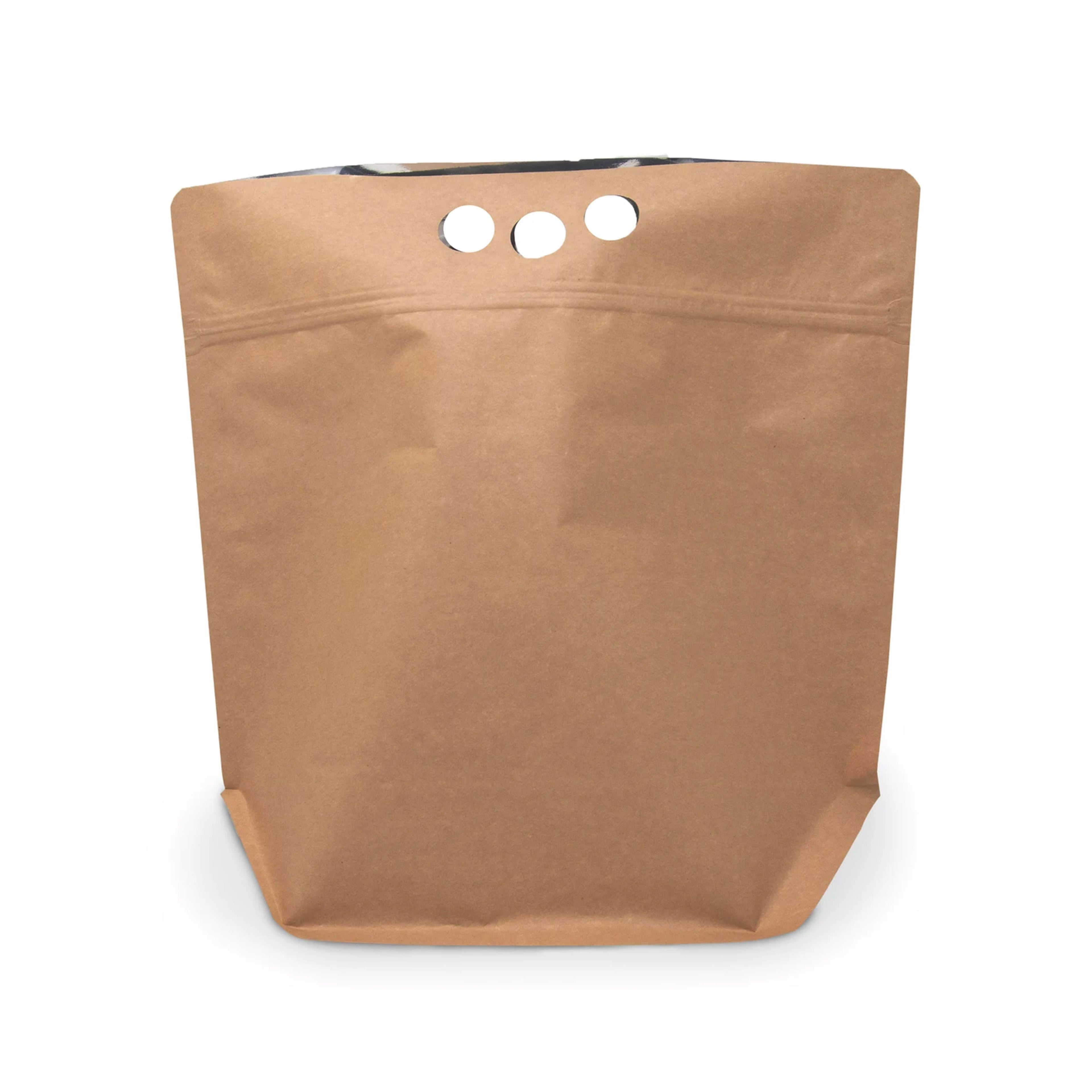 Bolsa Maleta Extra Grande Metalizada con abre/cierra BMEG - Desechables Biodegradables Entelequia® 500 pzas