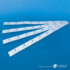 Cintillo Impreso 1 tinta papel 100% reciclado y no clorado - Desechable Biodegradable Entelequia 100 pzas