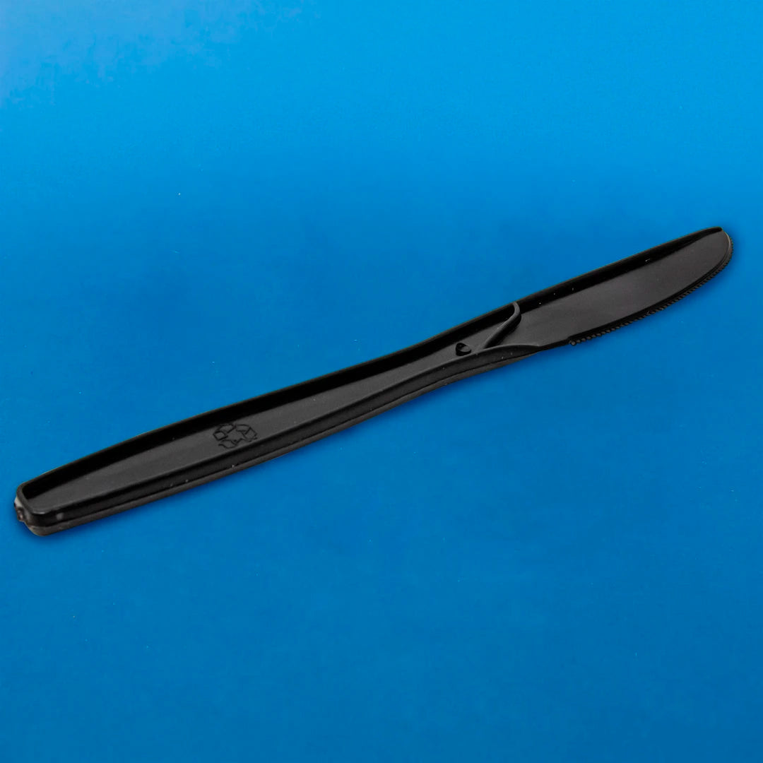 Cuchillo 7 " Fécula de Maíz C7 - Desechables Biodegradables Entelequia® 100/1,000 pzas
