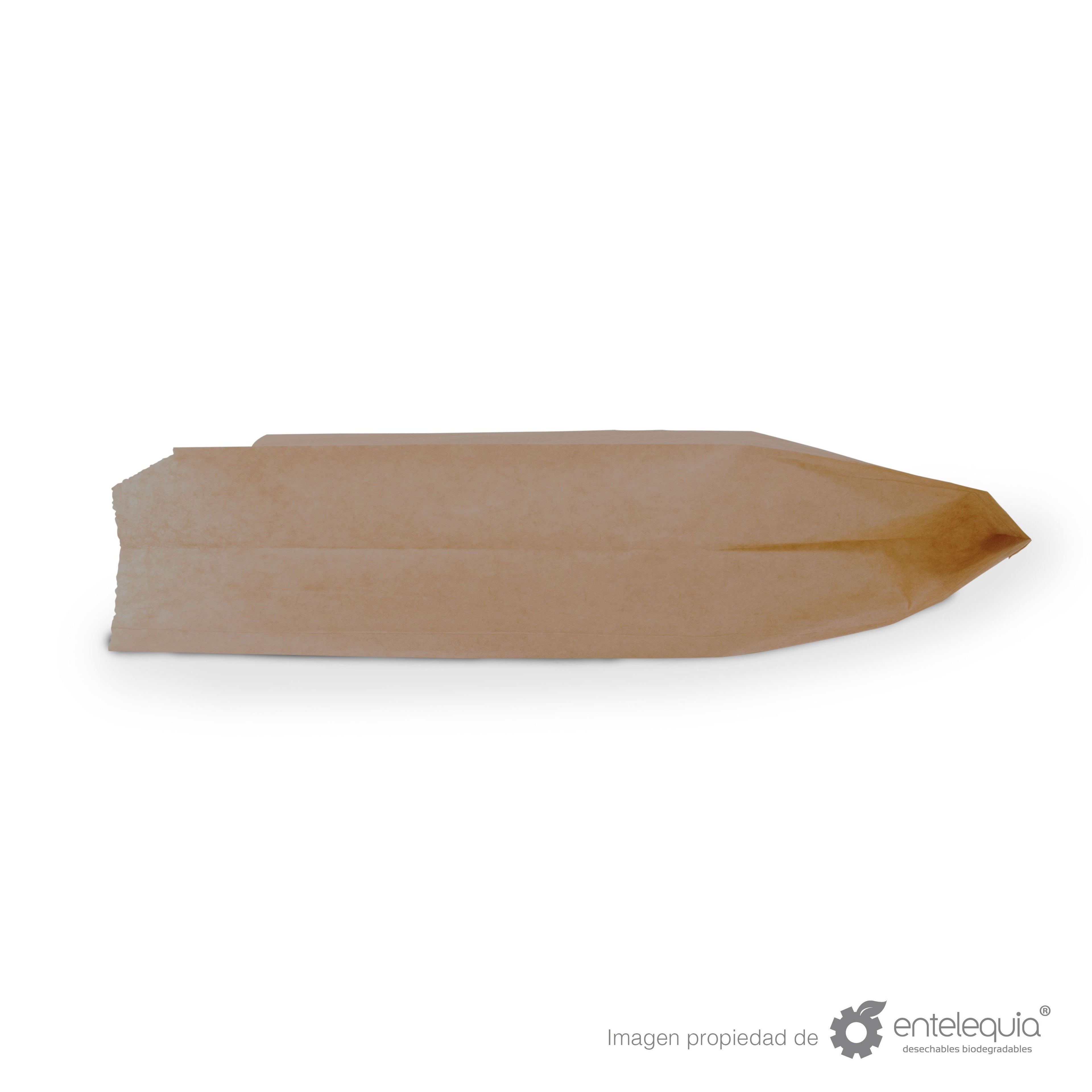 Bolsa de Kraft Galletera BG - Desechable Biodegradable Entelequia