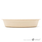 Contenedor Paja de Trigo Para Alimentos Ovalado 24oz - Desechables Biodegradable Entelequia