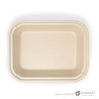 Contenedor Paja de Trigo para Alimentos Grande Liso Alto EP10X8L - Desechable Biodegradable Entelequia