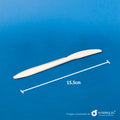 Cuchillo 6" Fécula de Maíz C6 - Desechable Biodegradable Entelequia