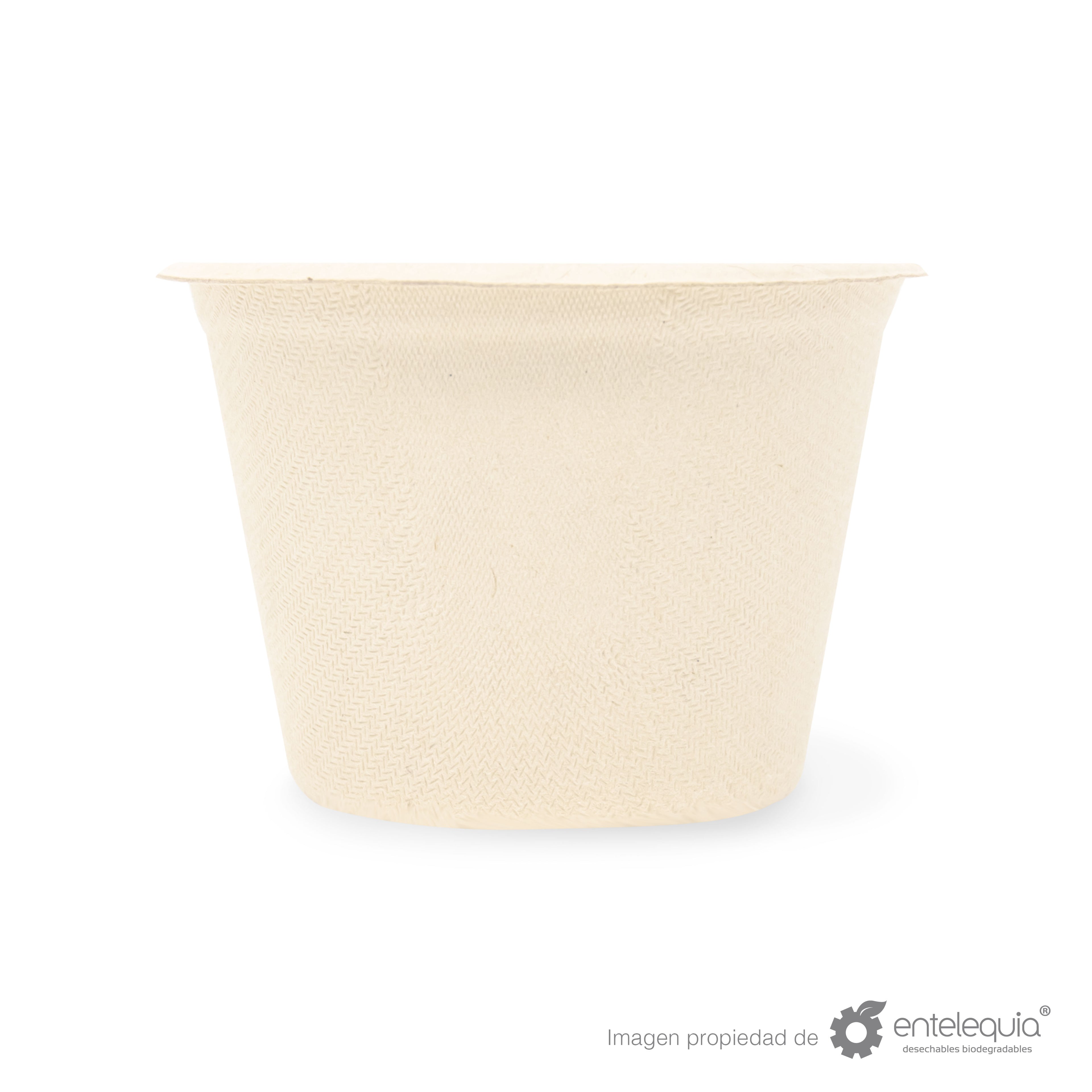 Tazón Paja de Trigo 4oz TP4 - Desechables Biodegradable Entelequia