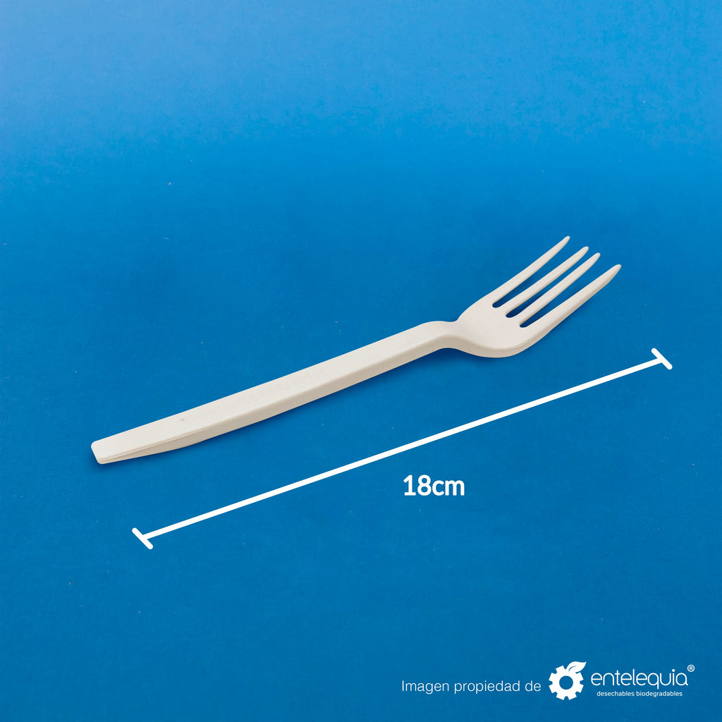 tenedor biodegradable