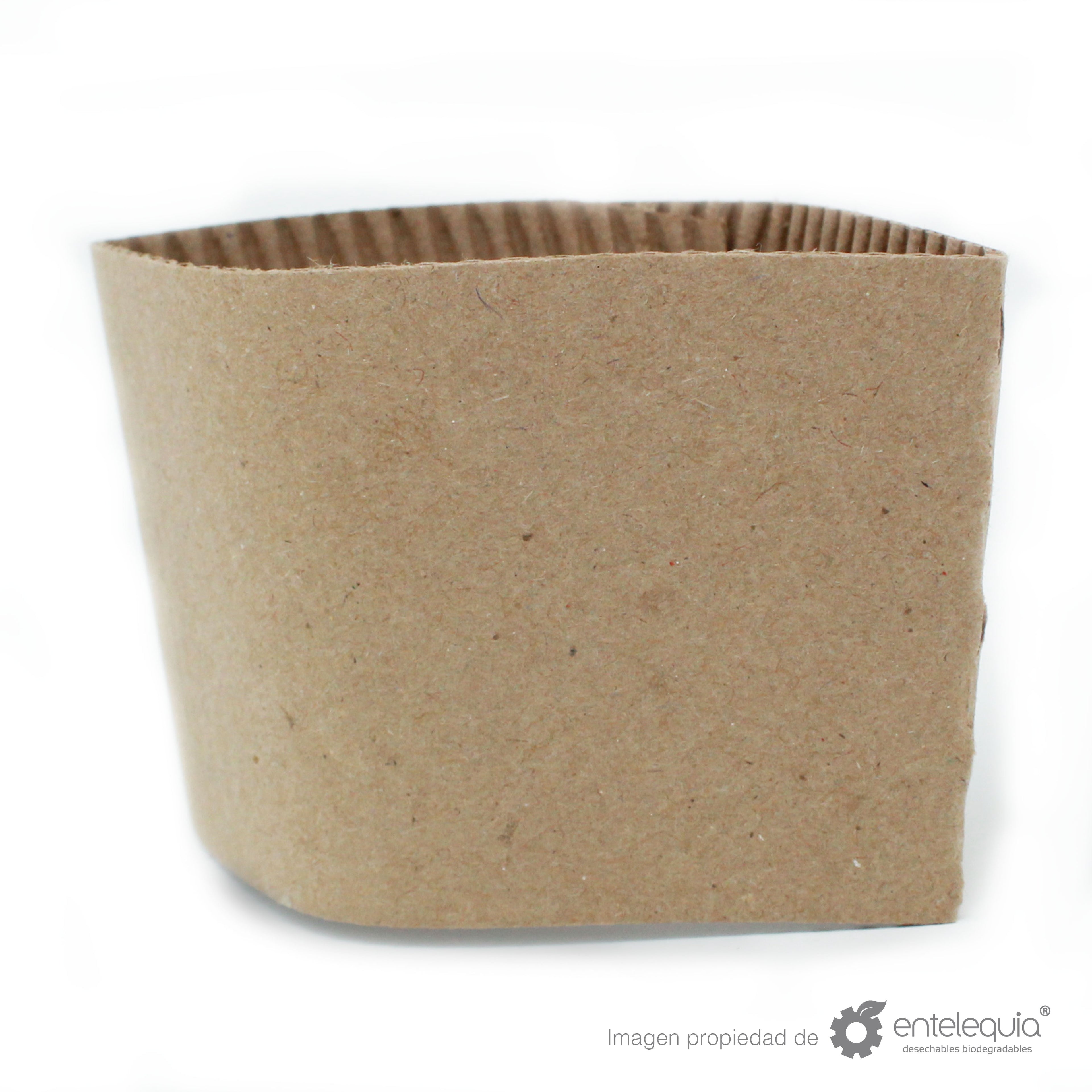 Fajilla Genérica de cartón para Vaso de Café - Desechable Biodegradable Entelequia