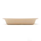Contenedor Paja de Trigo Rectangular Chico 1 división EP8X6L - Desechables Biodegradables Entelequia® 400 pzas