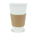 Fajilla Genérica de cartón para Vaso de Café - Desechables Biodegradables Entelequia® 1,000 pzas