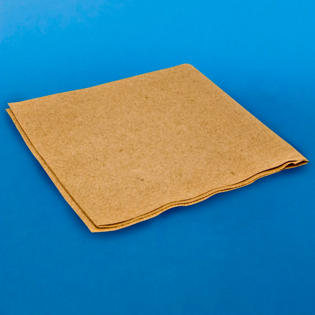Servilleta cuadrada fibras recicladas no cloradas - Desechable Biodegradable Entelequia 9000 pzas