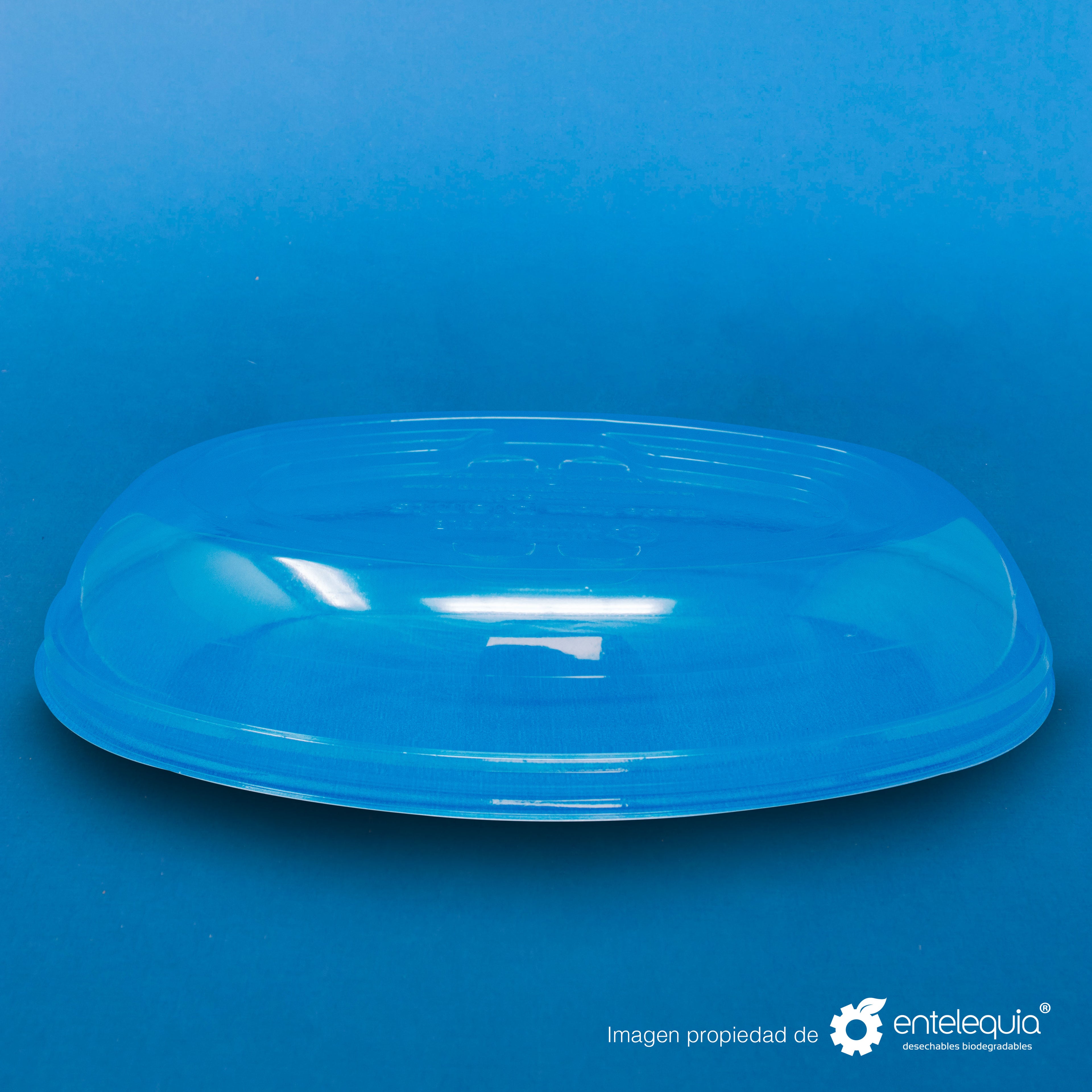 Tapa PLA Contenedor 24oz - Desechable Biodegradable Entelequia 400 pzas
