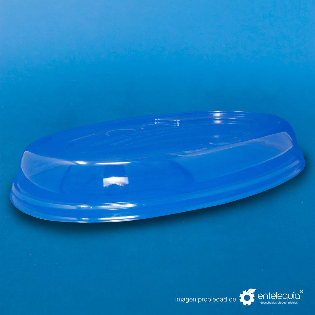 Tapa PLA Contenedor 32oz - Desechable Biodegradable Entelequia 300 pzas