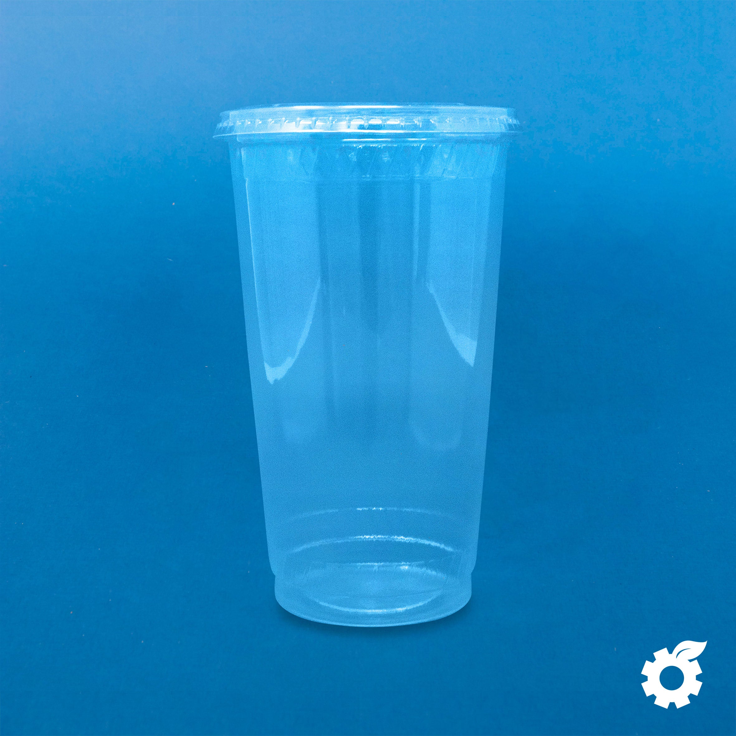 Tapa plana de PLA para vaso de 32 onzas
