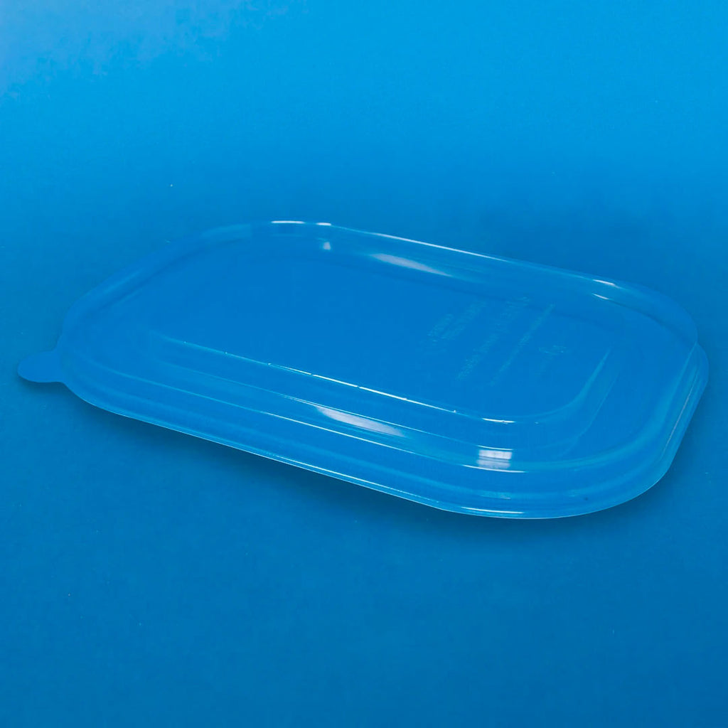 Tapa PLA 1 división TP8X6L - Desechables Biodegradables Entelequia® 400 pzas