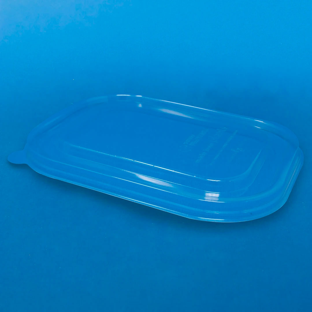 Tapa PLA 1 división TP8X6L - Desechables Biodegradables Entelequia® 400 pzas