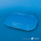 Tapa PLA 1 división TP8X6L - Desechable Biodegradable Entelequia 400 pzas