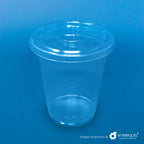 Tapa PLA plana 9oz, 12oz y 20oz TPPLA12 - Desechables Biodegradables Entelequia® 100/1,000 pzas