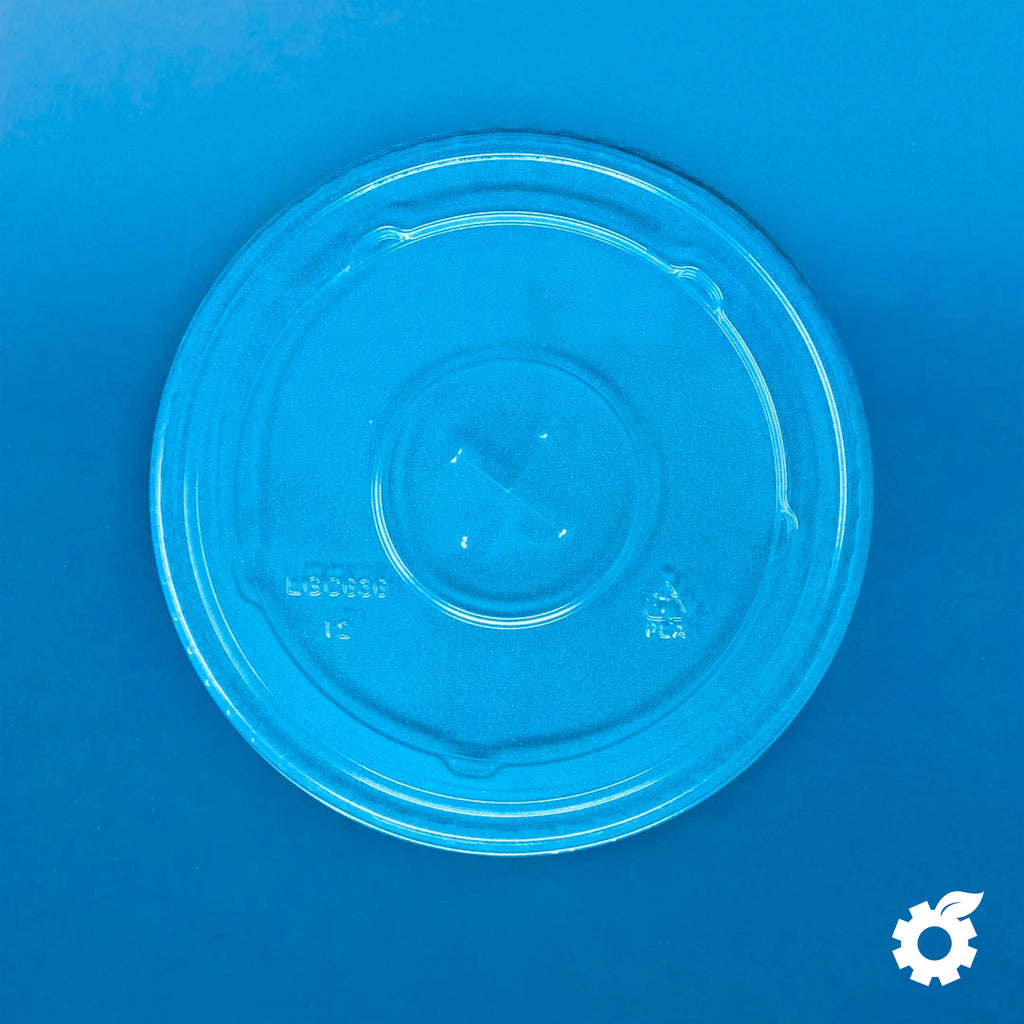 Tapa plana de PLA para vaso de 32 onzas