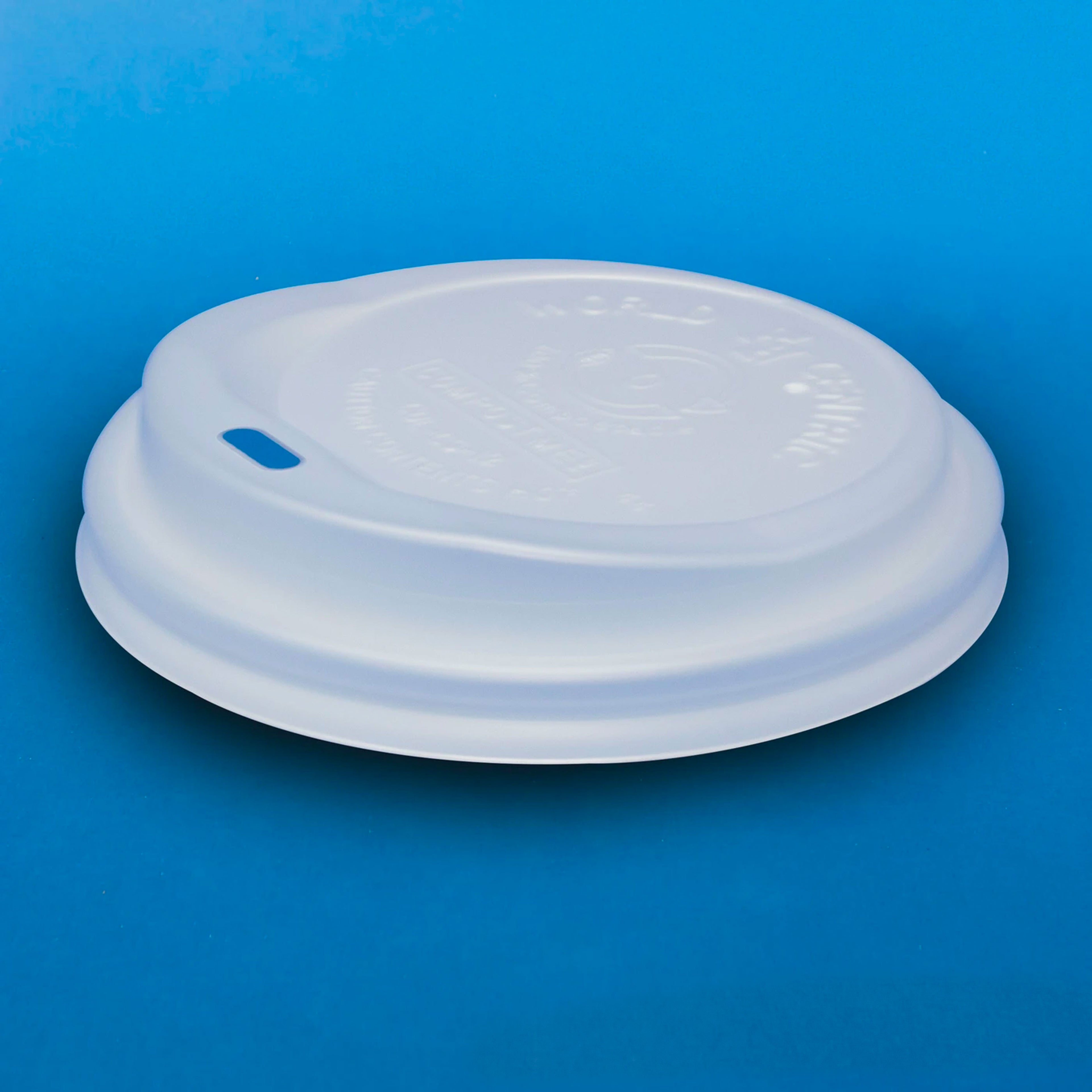 Tapa Vaso bebida caliente TVC PLA 10 oz -20 oz - 50 / 1,000 pzas