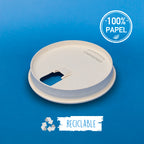 Tapa de papel para vaso bebida caliente de 10-20 onzas