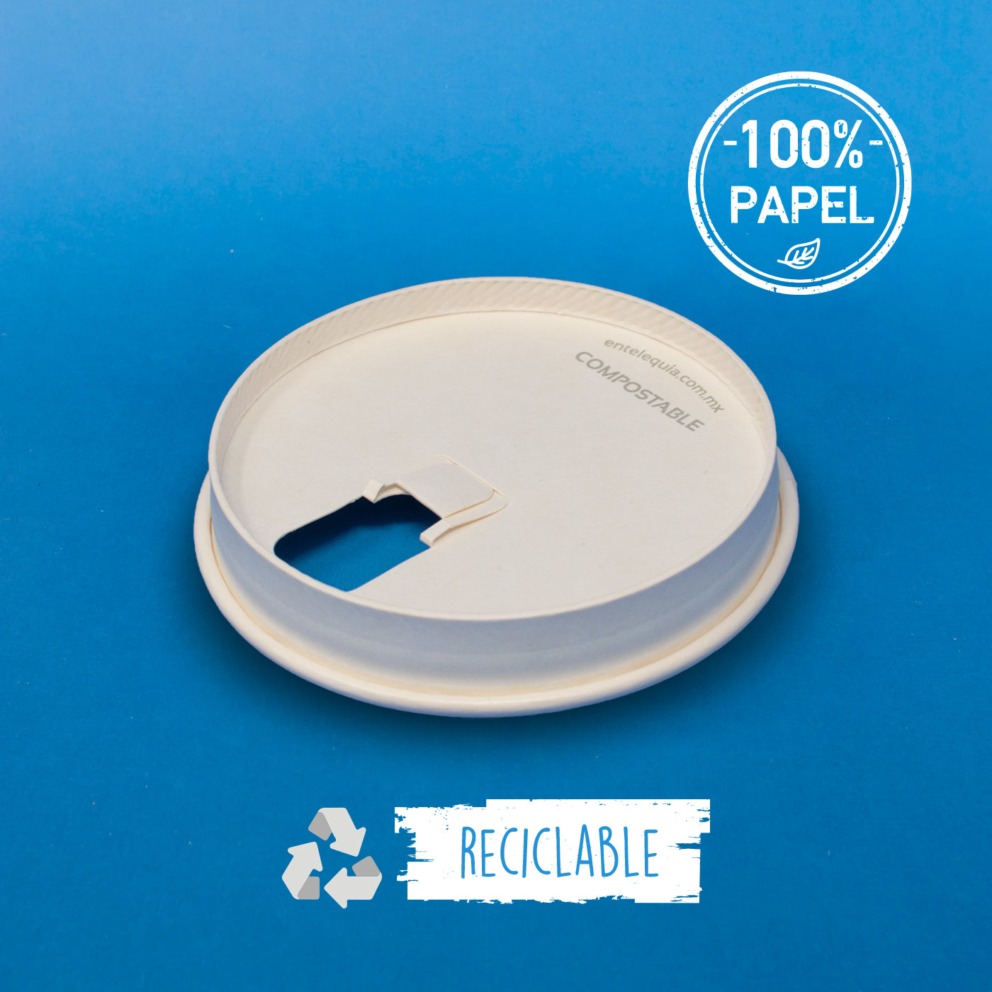 Tapa de papel para vaso bebida caliente de 10-20 onzas