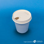 Tapa de papel para vaso bebida caliente de 8 onzas