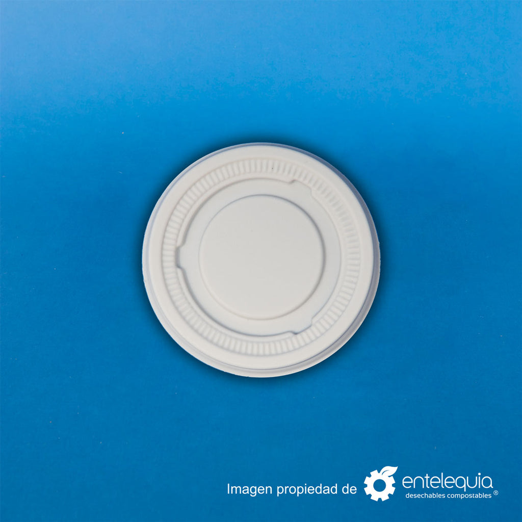 Tapa de fécula de maíz para vaso soufflé de 2 onzas