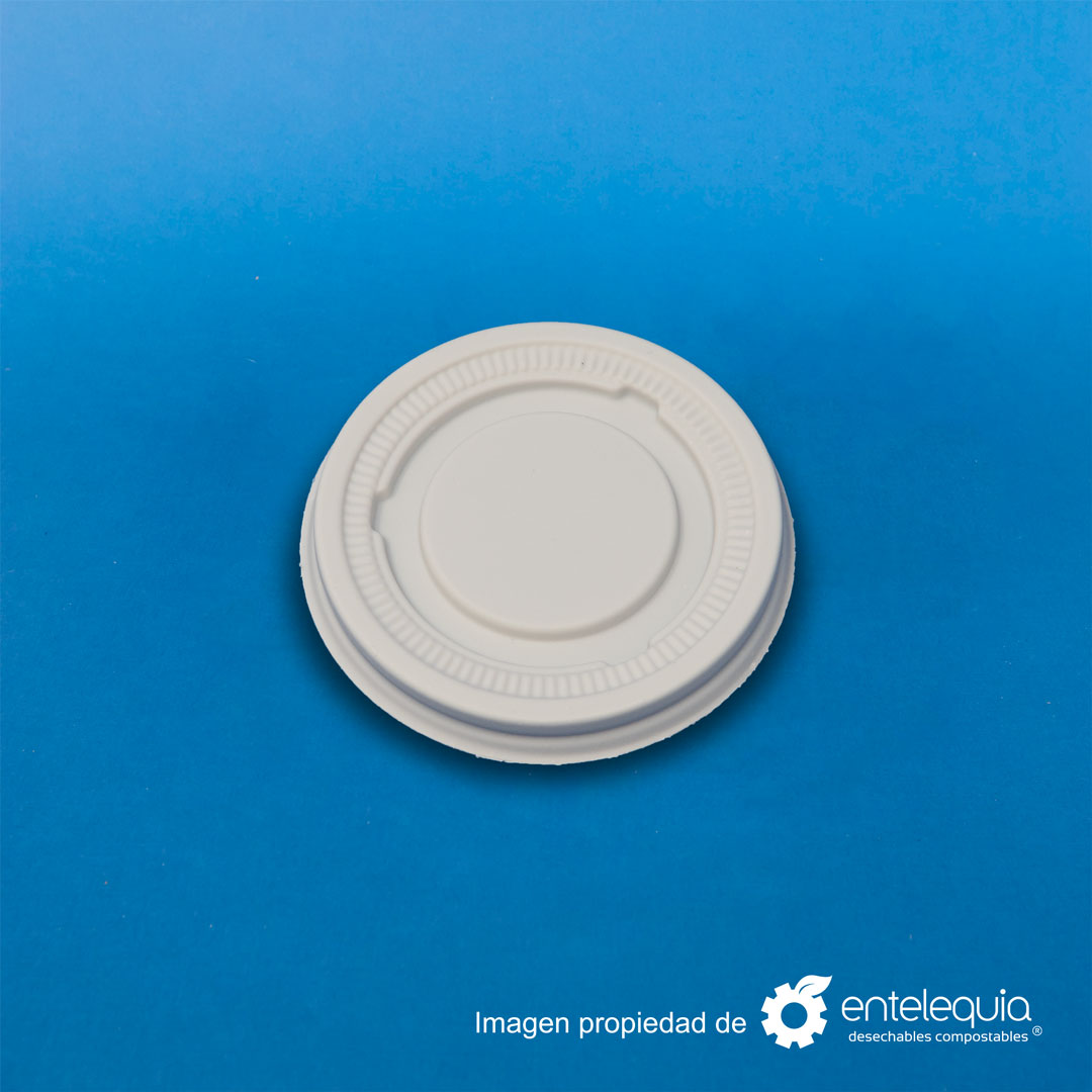 Tapa de fécula de maíz para vaso soufflé de 2 onzas