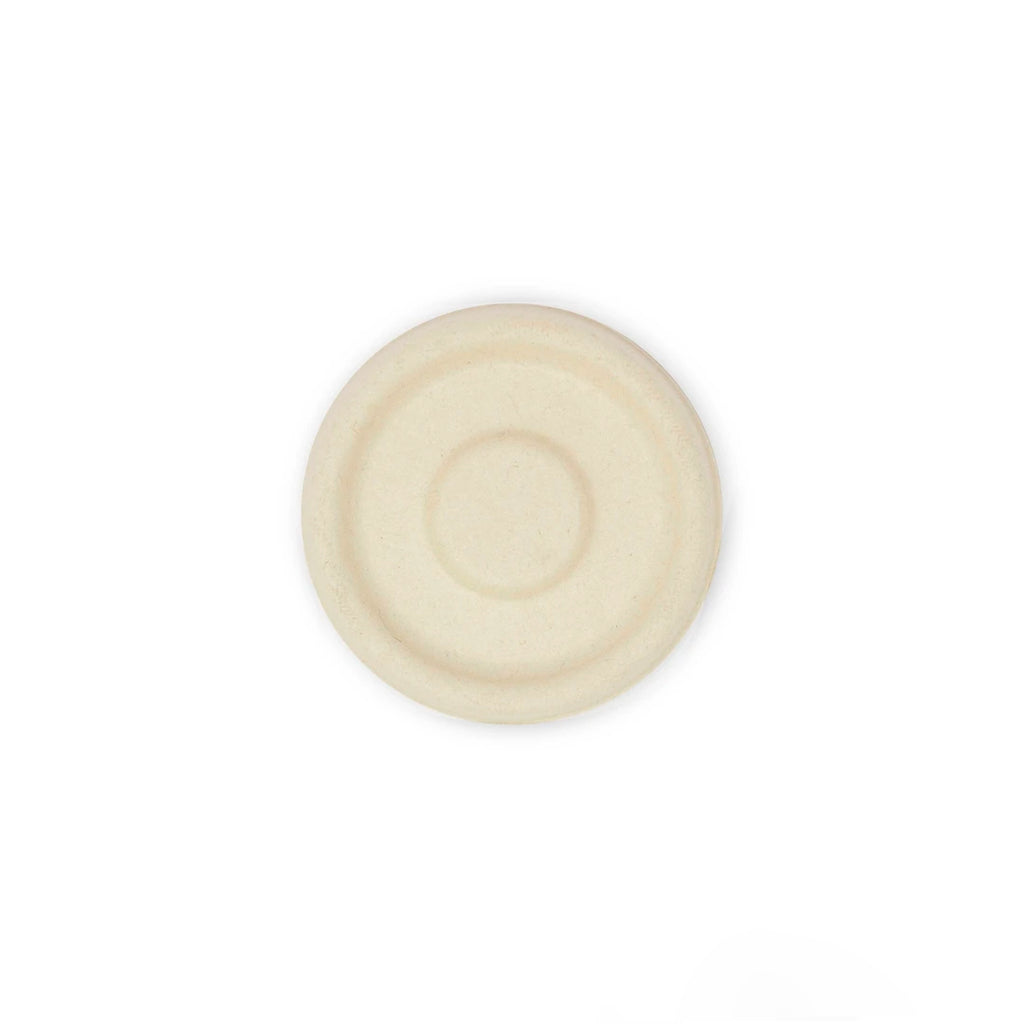 Tapa soufflé de Paja de Trigo para tazón de 2 oz- Desechables Biodegradables Entelequia®