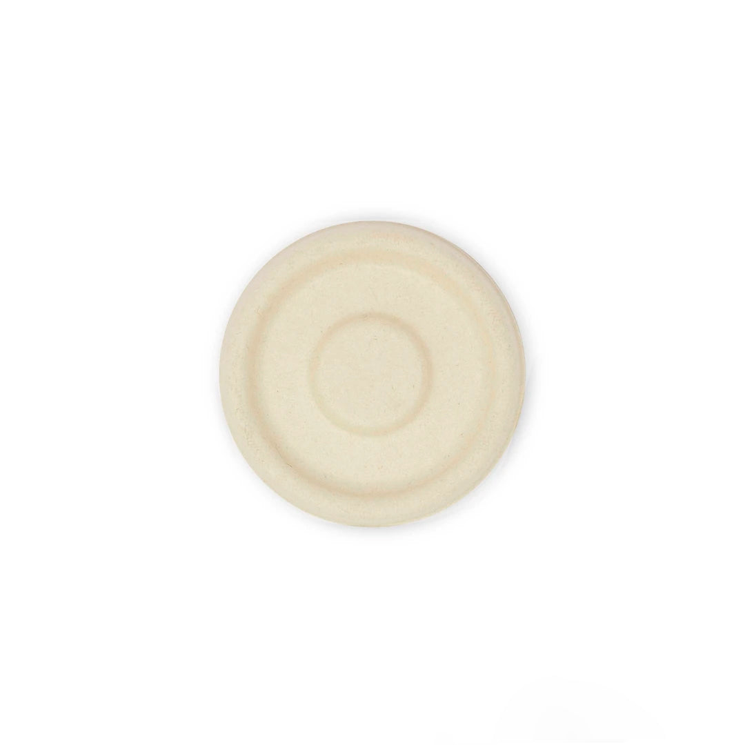 Tapa soufflé de Paja de Trigo para tazón de 2 oz- Desechables Biodegradables Entelequia®