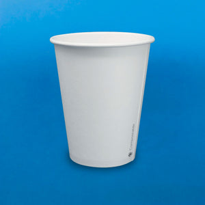 Vaso de Papel bebida caliente 12 oz VCPLA12 - Desechables Biodegradables Entelequia® 50/1,000 pzas