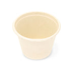 Tazón Paja de Trigo 4 oz TP4 - Desechables Biodegradables Entelequia® 1,000 pzas