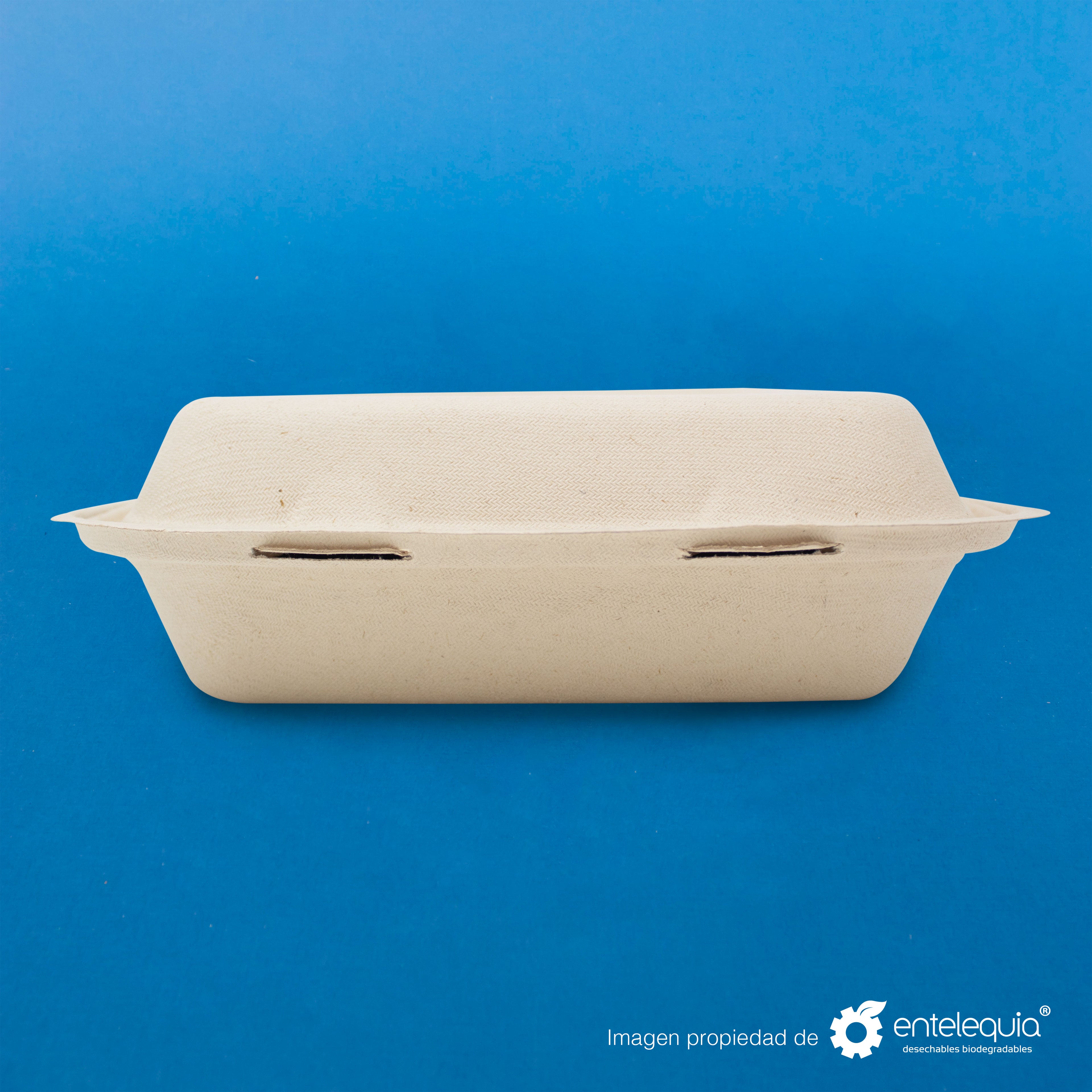 Almeja Cuadrada Lisa Paja de Trigo AL8 - Desechable Biodegradable Entelequia 50/200 pzas