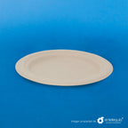 Plato Pastelero Paja de Trigo 6" - Desechable Biodegradable Entelequia 125/1,000 pzas