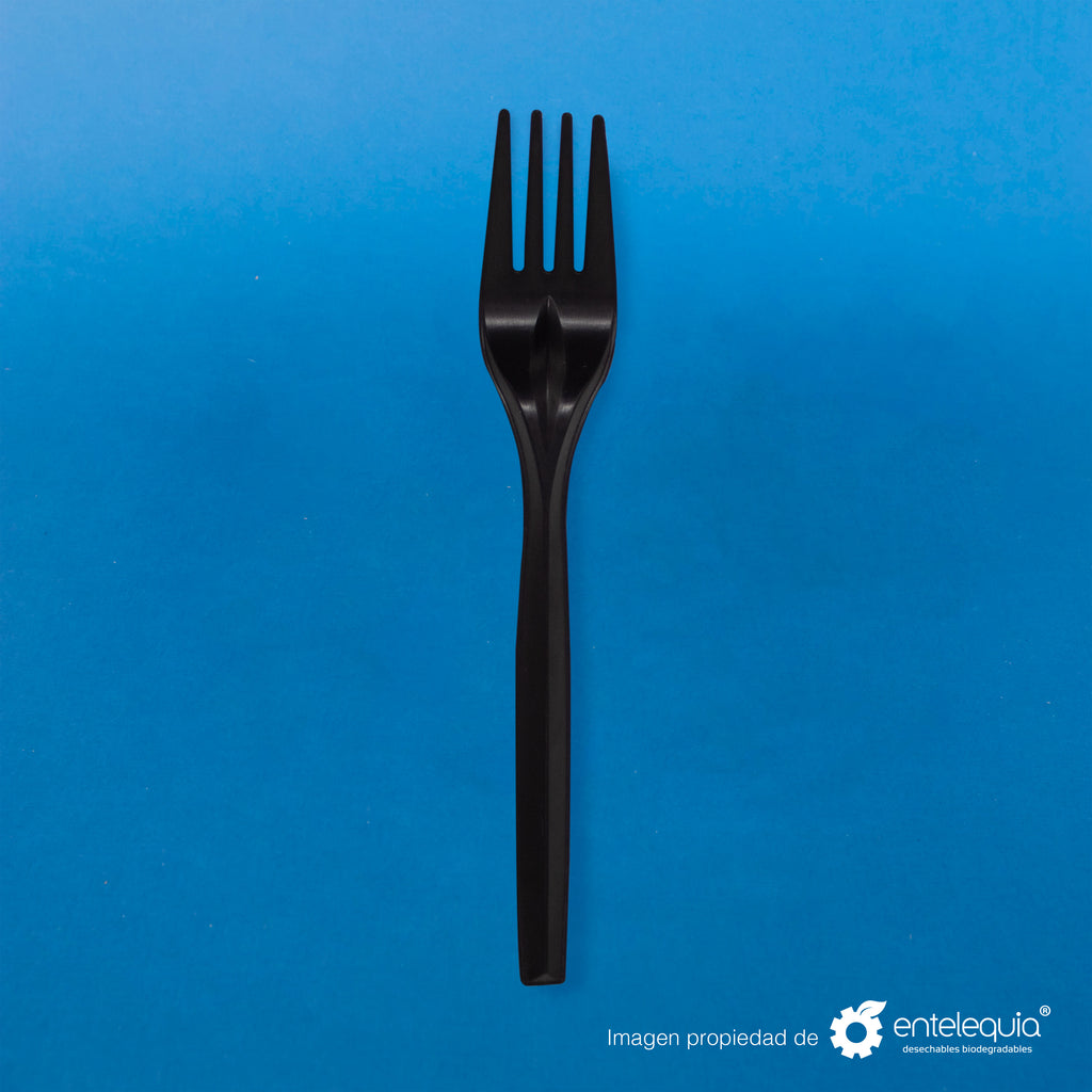 Tenedor biodegradable de 7" de fécula de maíz